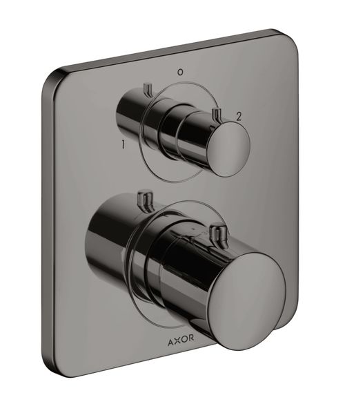 AXOR-HG-AXOR-Citterio-M-Thermostat-Unterputz-mit-Ab-und-Umstellventil-Polished-Black-Chrome-34725330 gallery number 1